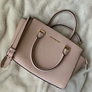 MICHAEL KORS DUSTY PINK MEDIUM SELMA HANDBAG 🌸